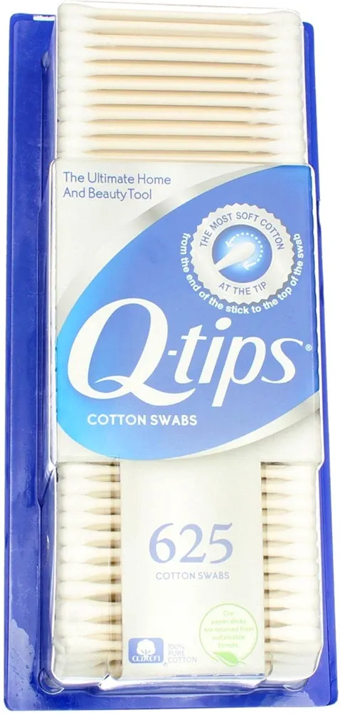 Q-Tips Cotton Swabs 625 Count (Packaging may Vary)
