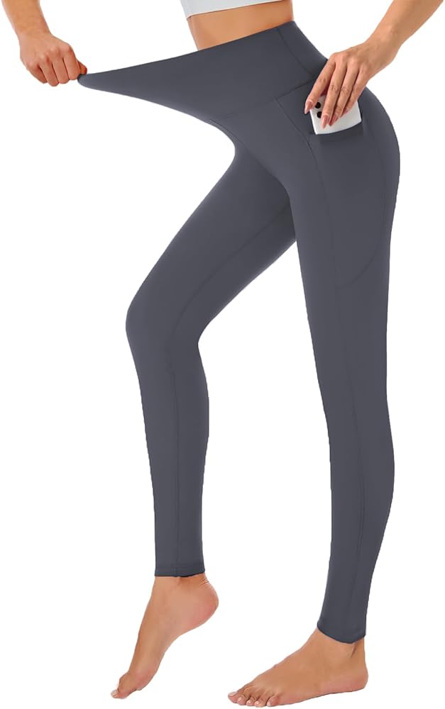 Yoga Leggings for Women Buttery Soft High Waisted Tummy Control Yoga Pants with Pockets Workout Gym Leggings