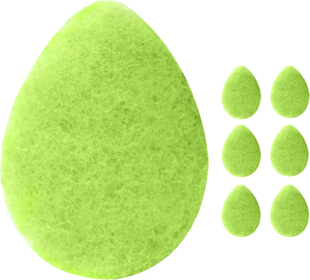 KOL Face Scrubber, Aloe Infused Exfoliating Facial Cleansing Pads, Disposable Exfoliator Face Sponge for Daily Face Cleaning and Makeup Removal, 6 Count