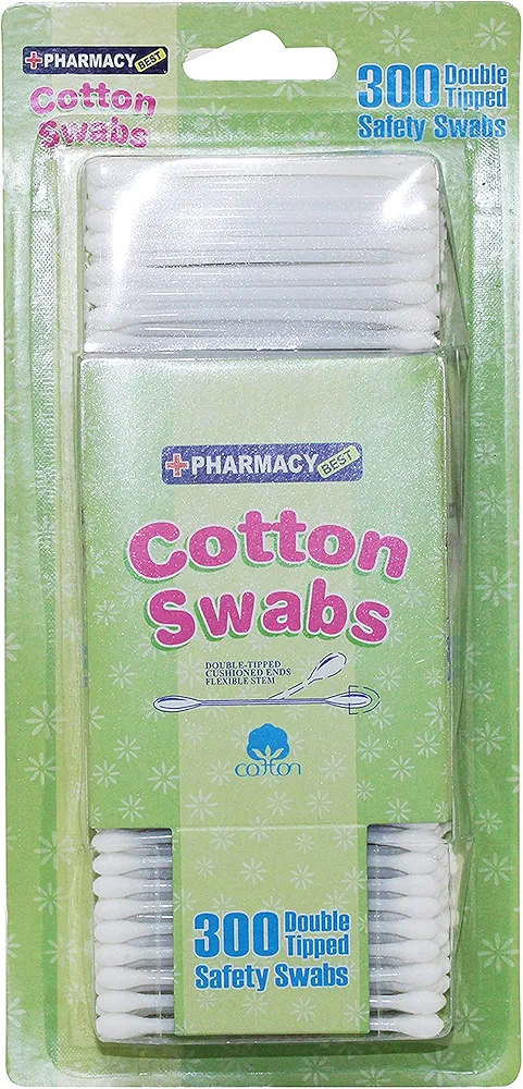 1800 Ct Double Tipped Cotton Swabs Q Tip Clean Makeup Applicator Ear Wax Remover Use for Ear Wax Makeup Double Round Cotton Tip Buds 1200 pcs Swabs for Hygiene and Beauty Care Original Cotton Swab