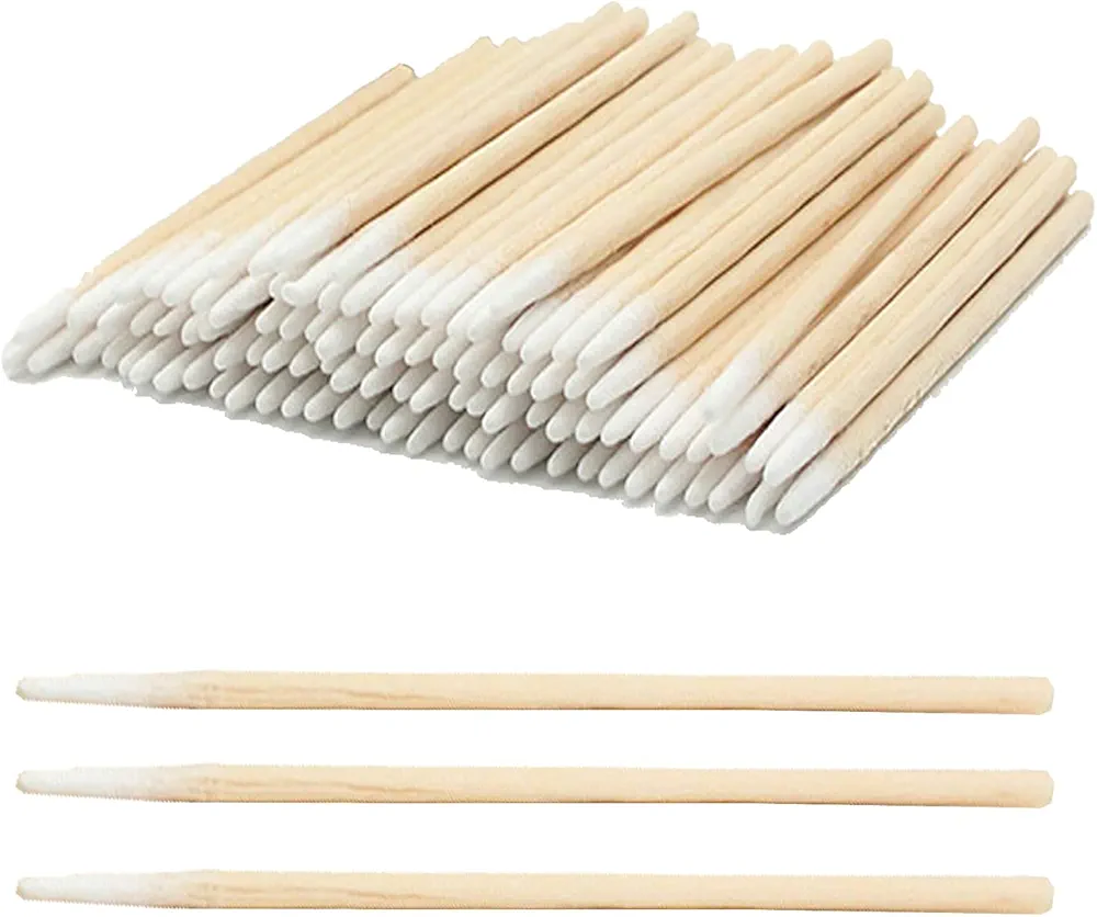 1600 pcs 2.75 Inch Pointed Cotton Swabs Precision Microblading Cotton Tipped