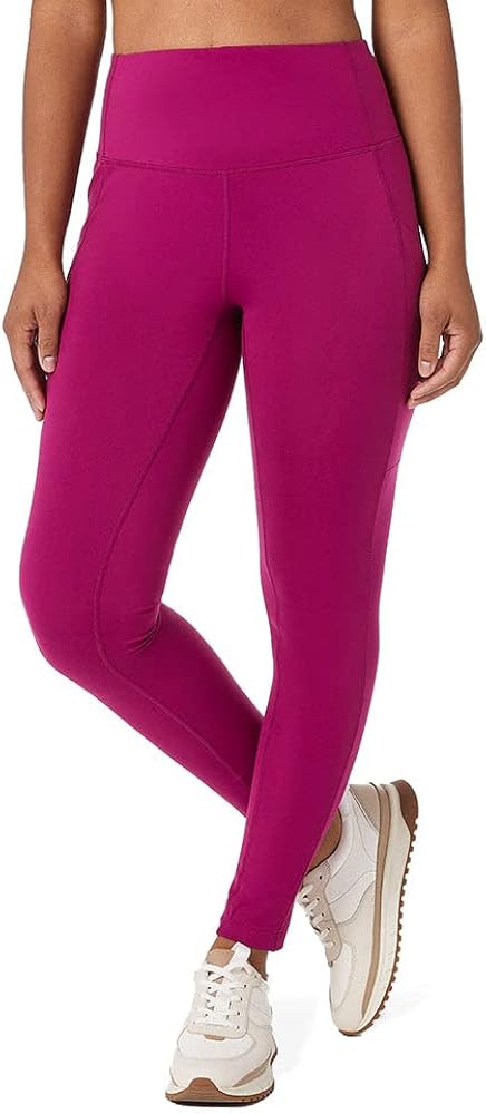 32 Degrees Women’s High Waist Yoga Pants with Pockets | Workout Athletic Leggings