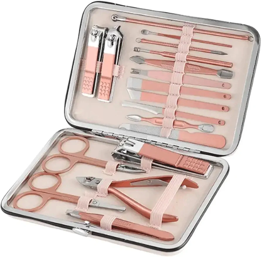7/10/12 Pcs Nail Tools Pedicure Scissor Nail Clipper Manicure Set Stainless Nail Cutter Personal Care Kit