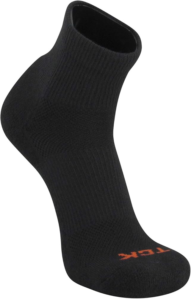 TCK Quarter Crew Socks with Blister Resistance Technology Training Running Walking