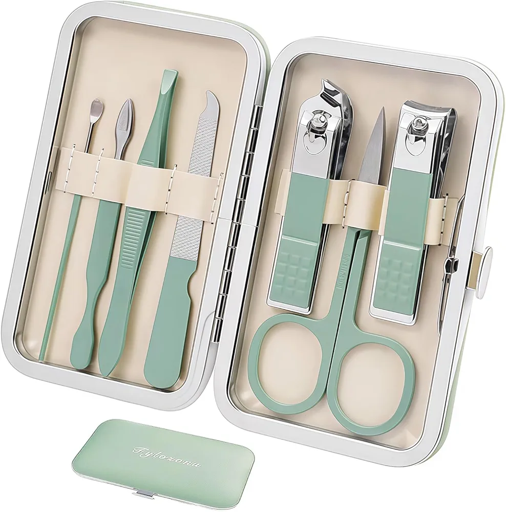 Manicure Set,Nail Clipper Set Personal Care Manicure Pedicure Set Portable Travel Grooming Kit for Women Men Family Friends Wife
