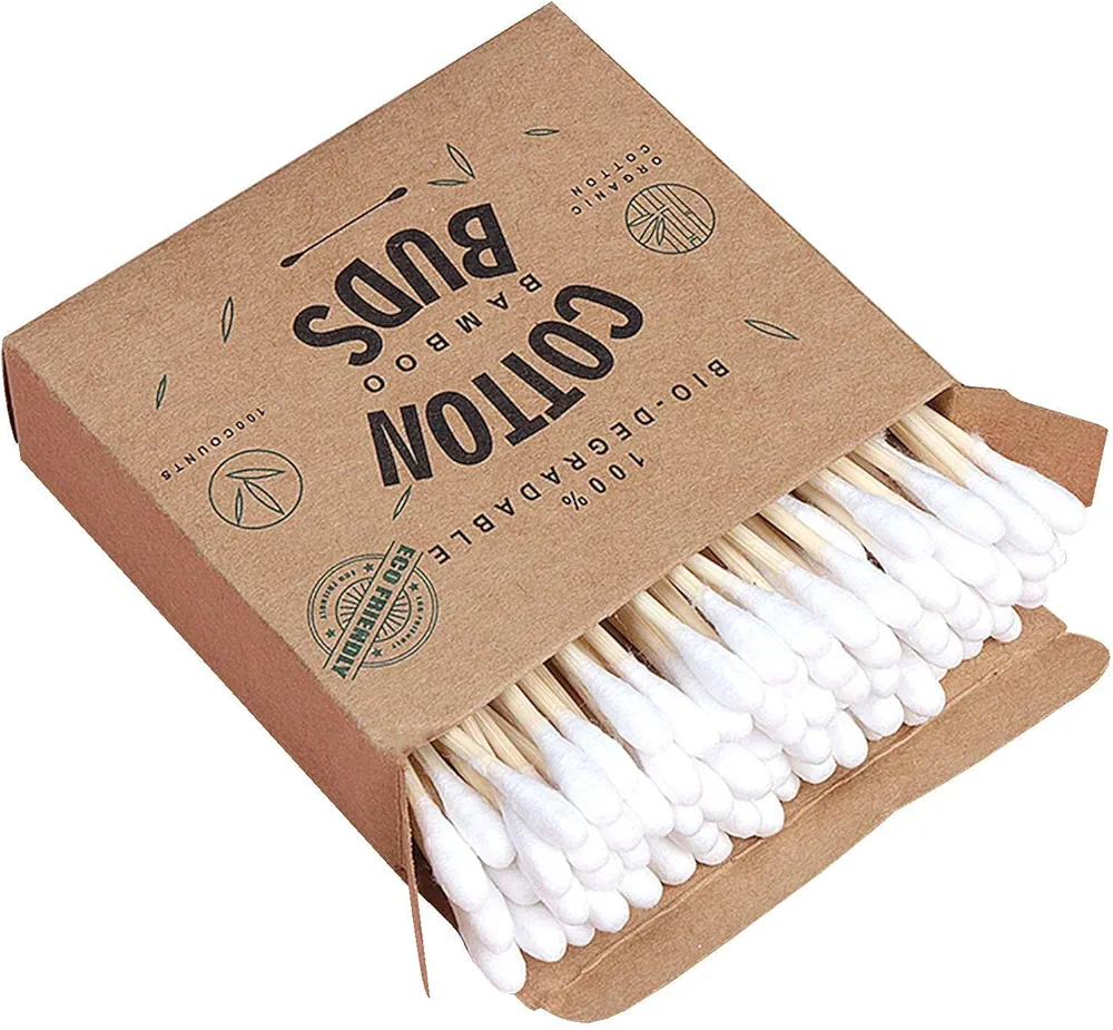 Swabs, Original Cotton Swab, Hygiene Cotton Swabs Ears, Double Round Tips Ear Cleaning Sticks, Ear Cotton Swab Makeup with Excellent Performance for baby Painting Pet Care Craft mackup Cleaning