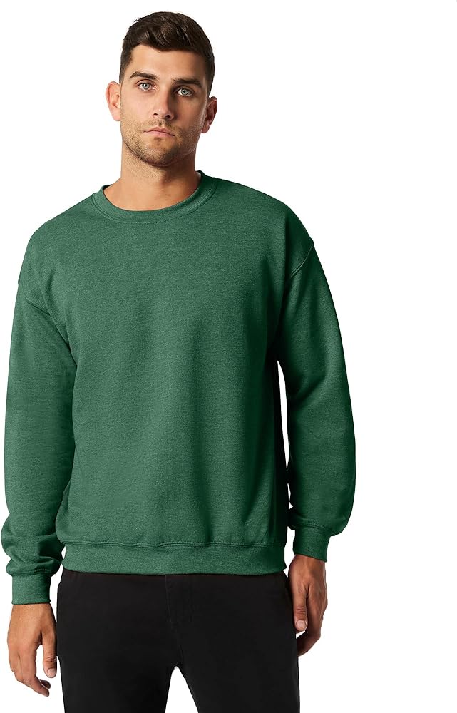 Gildan - Heavy Blend Crewneck Sweatshirt - 18000 - XL - Heather Sport Dark Green