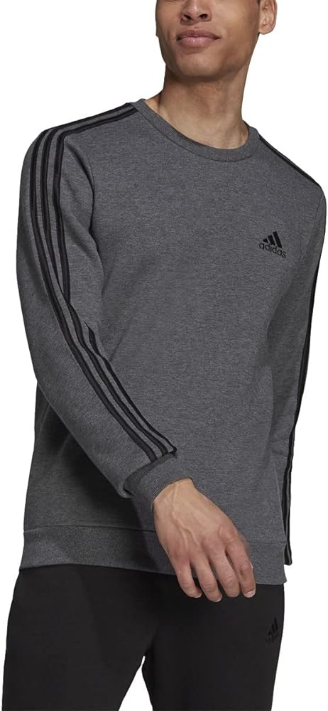 adidas Men's Essentials Fleece 3-Stripes Sweatshirt