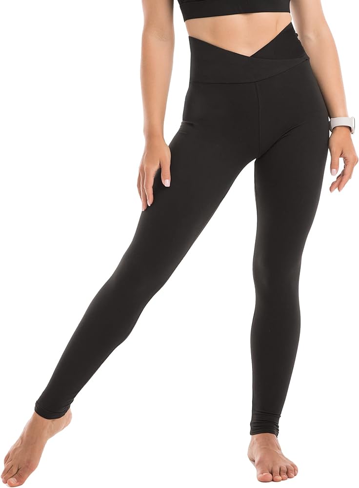SINOPHANT High Waisted Leggings for Women - Full Length Capri Buttery Soft Yoga Pants for Workout Athletic