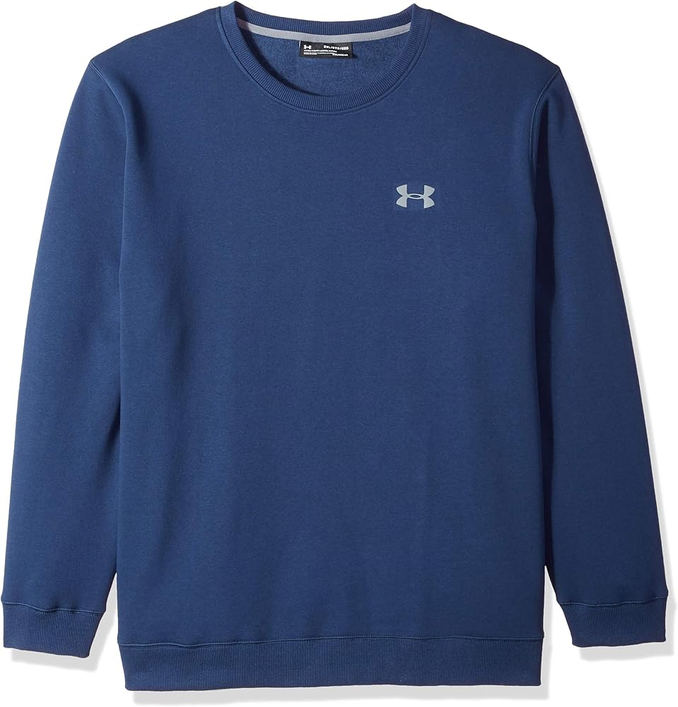 Under Armor Men's Rival Fleece Solid Fitted Crew