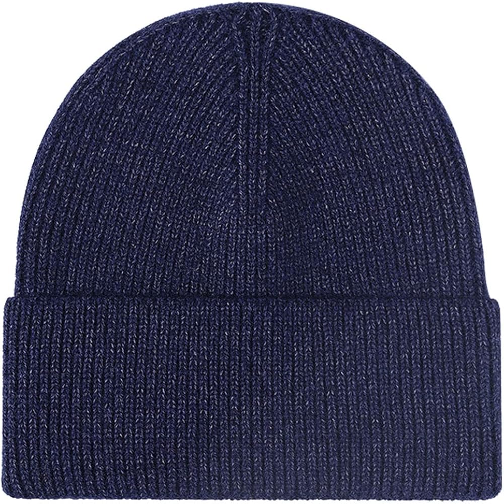 Winter Beanie Hat, Warm Knit Hat Men's Daily Beanie Hat Slouchy Knit Skull Cap Snow Hats for Men & Women