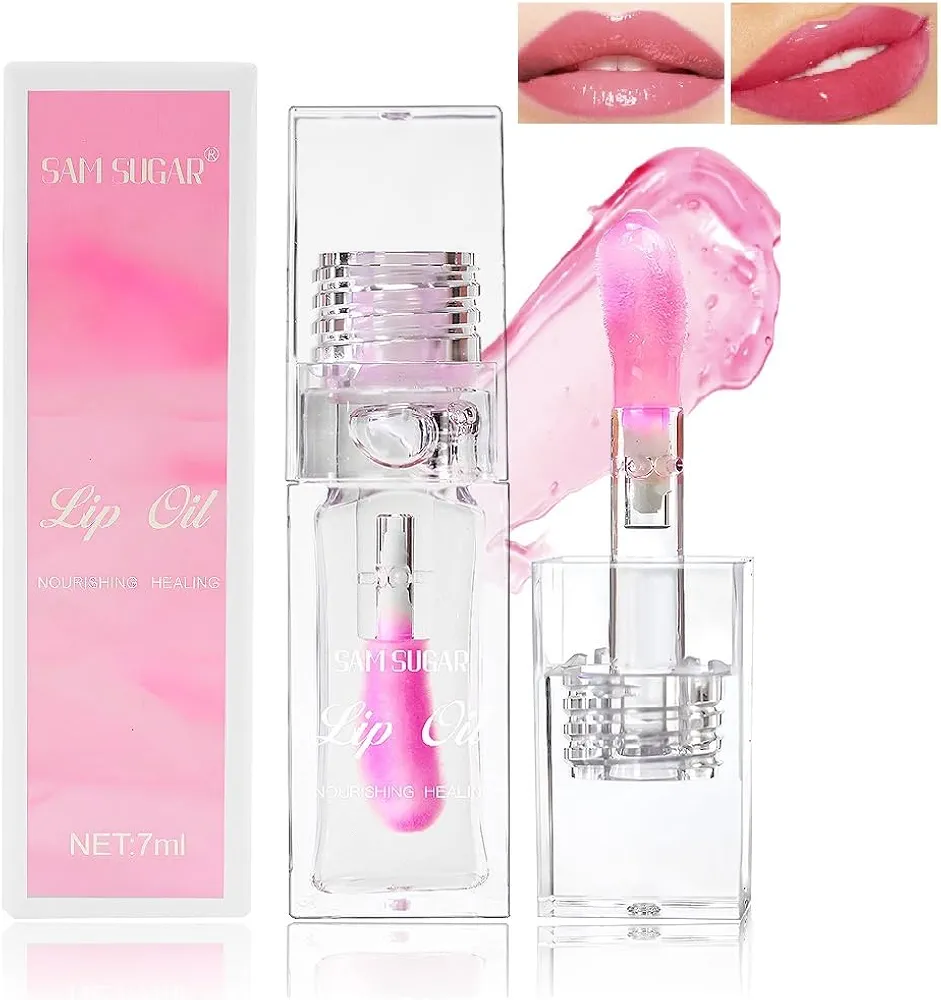 Magic Color Changing Lip Oil,Moisturizing Lip CareNon-Sticky Fresh Texture Lip Glow Oil. (Color Changing Lip Oil)