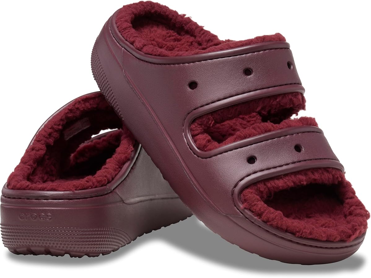 crocs unisex-adult Classic Cozzzy Sandal Bone/Mrm Slipper