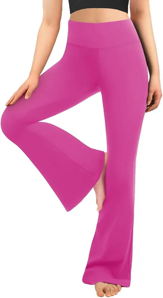 MOREFEEL Women’s Bootcut Yoga Pants - Flare Leggings for Women High Waisted Active Leggings Workout Lounge Jazz Dress Pants