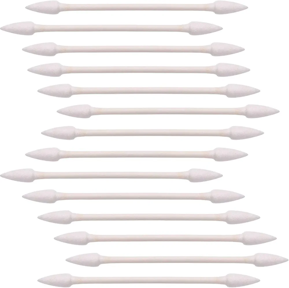 Pointed Cotton Swabs Compatible with Q Tips Double Precision Tips Cotton Buds with Cardboard Stick for Makeup 400pcs