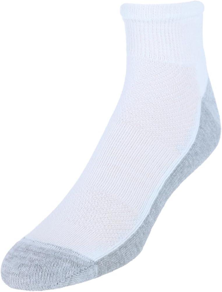 Hanes Men's Socks, X-temp Cushioned Ankle Socks, 12-pack