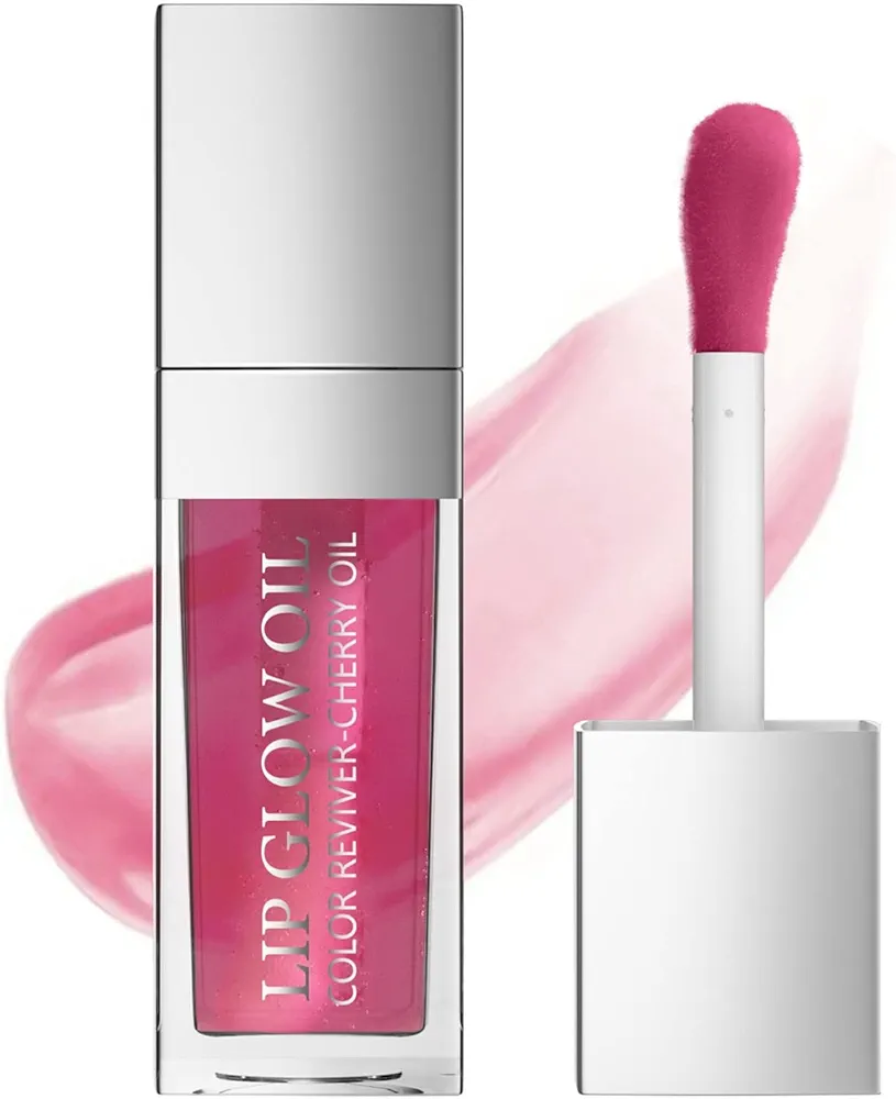 JOYO Lip Glow Oil Makeup for Women Long Lasting Lip Gloss Nourishing Lip Oil Tinted Lip Balm Shiny Lip Repairing Lip Lines (E, color)