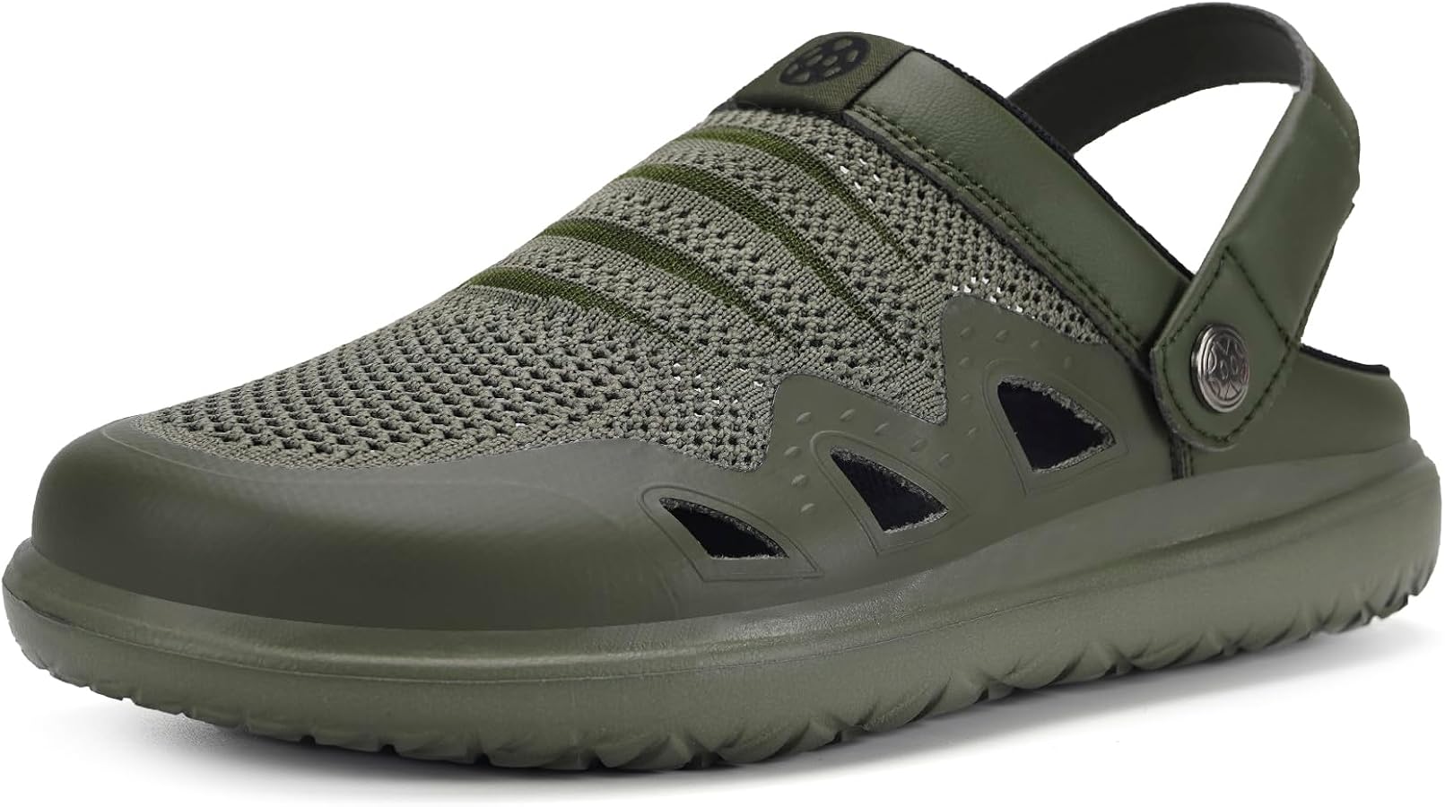 Men's Women's Arch Support Clogs Garden Shoes Slip On Sandals Breathable Summer Orthotic Walking Slippers with Plantar Fasciitis Soles