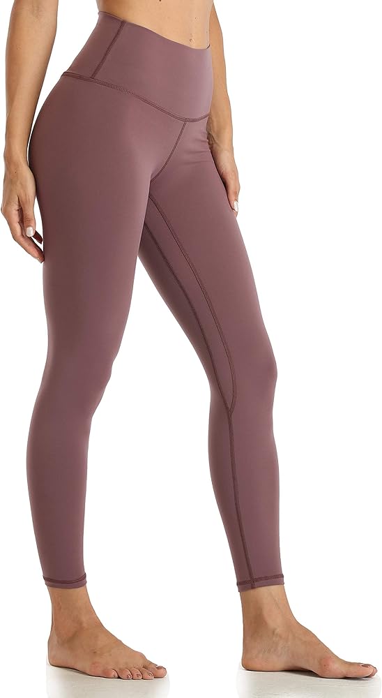 YUNOGA Women's Ultra Soft High Waisted Seamless Leggings Tummy Control Yoga Pants