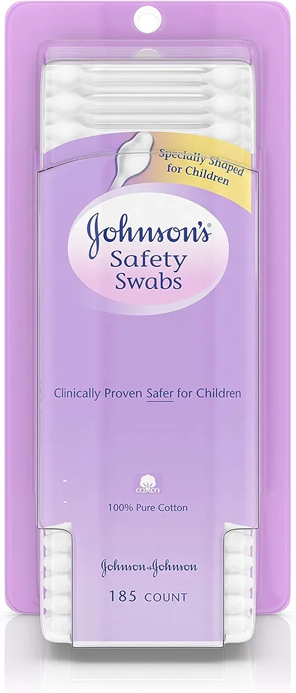 Johnson's Baby Safety Swabs 185 Each