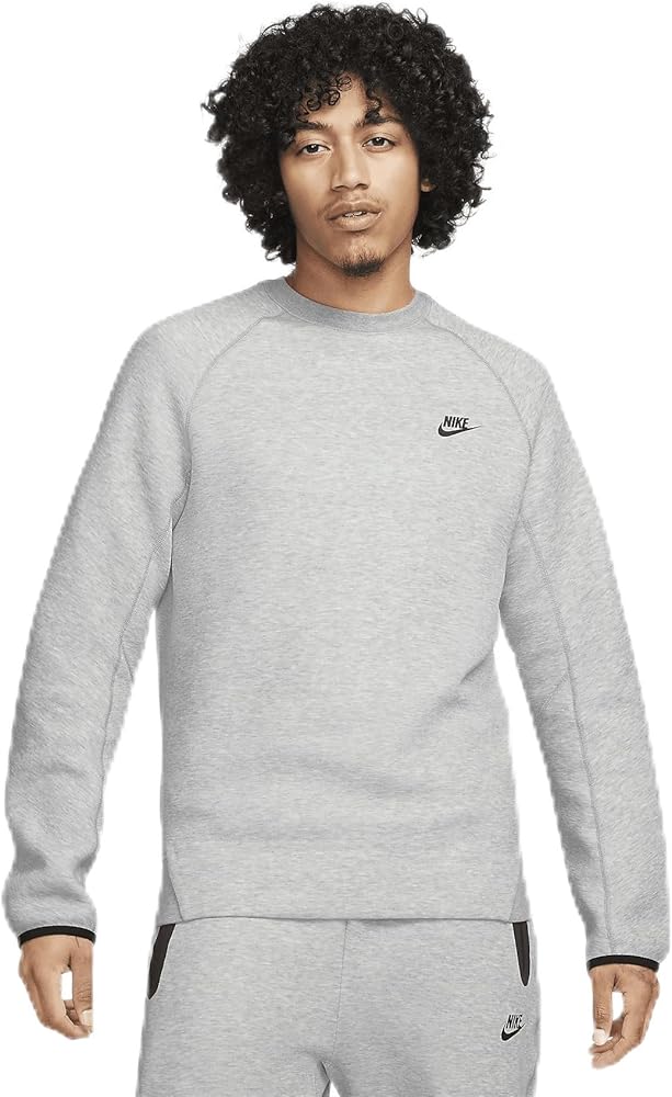 Nike Mens Tecg Fleece CREW SWEATSHIRT Mens FB7916-063