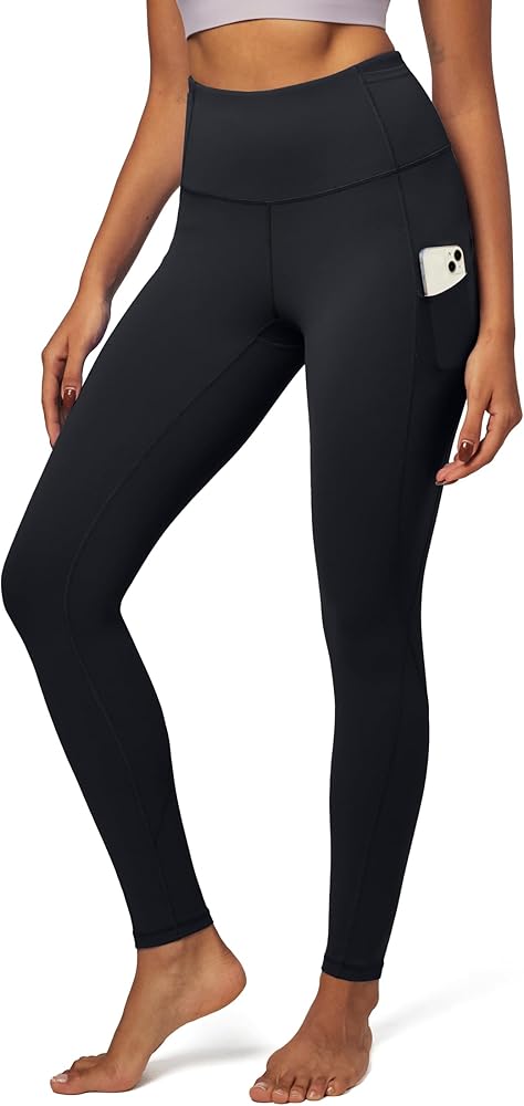 IUGA Leggings with Pockets for Women High Waisted Yoga Pants Leggings for Women Tummy Control Workout Compression Leggings