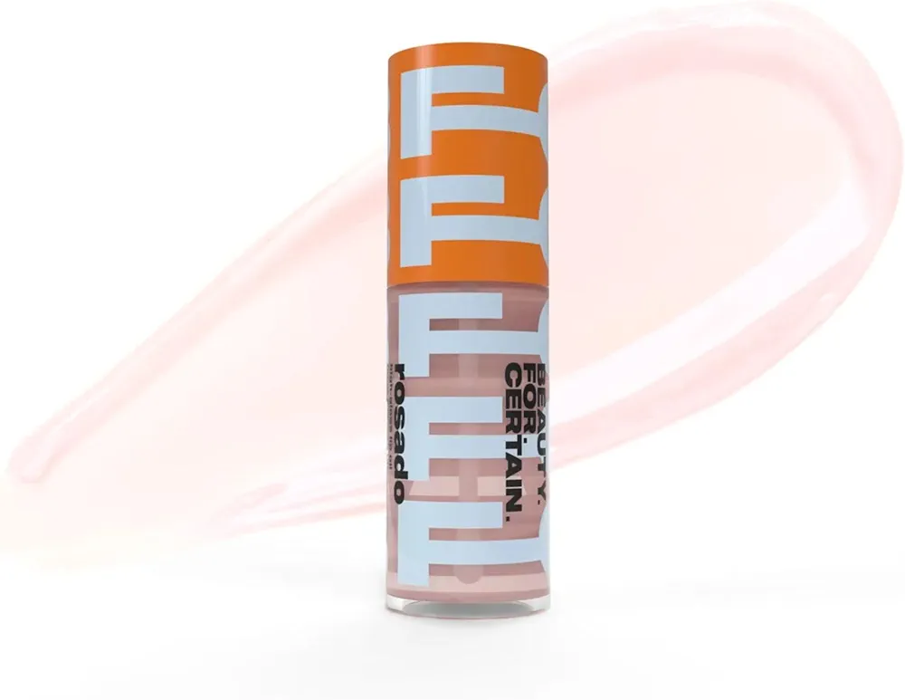 High-Pigment Gloss Lip Oil | Rosado | Hydrating, Non-Sticky, Long-Lasting | Ultra-Shine Lip Gloss | Tinted Lip Gloss (0.12 fl oz)