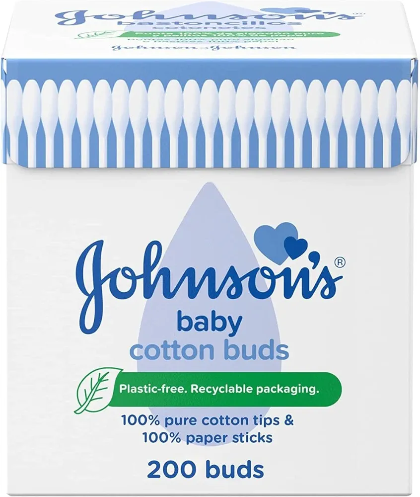 Johnson Baby Cotton Buds - Total of 600 Buds by Johnson's Baby