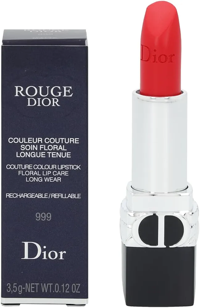 Christian Dior Rouge Dior Couture Lipstick - 999 Matte Lipstick (Refillable) Women 0.12 oz