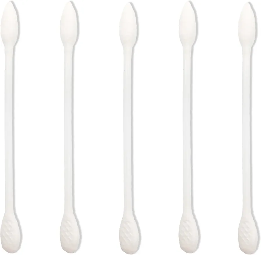 900pcs Precision Cotton Swabs, Pointed&Flattened Tip Cosmetic Applicators