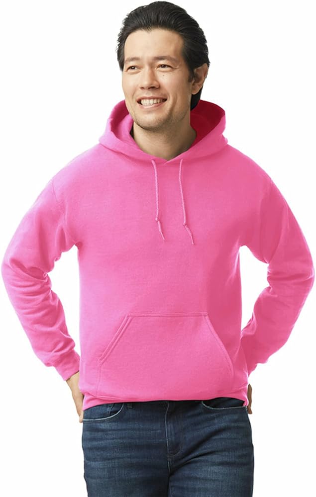 Gildan Unisex Adult Fleece Hoodie Sweatshirt, Style G18500, Multipack