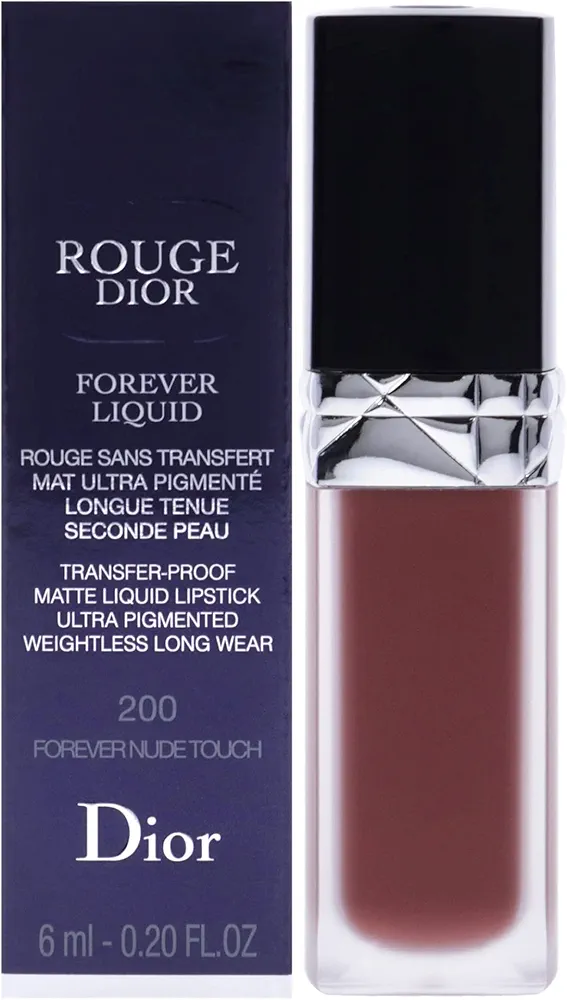 Christian Dior Rouge Dior Forever Liquid Matte - 200 Forever Nude Touch Lipstick Women 0.2 oz