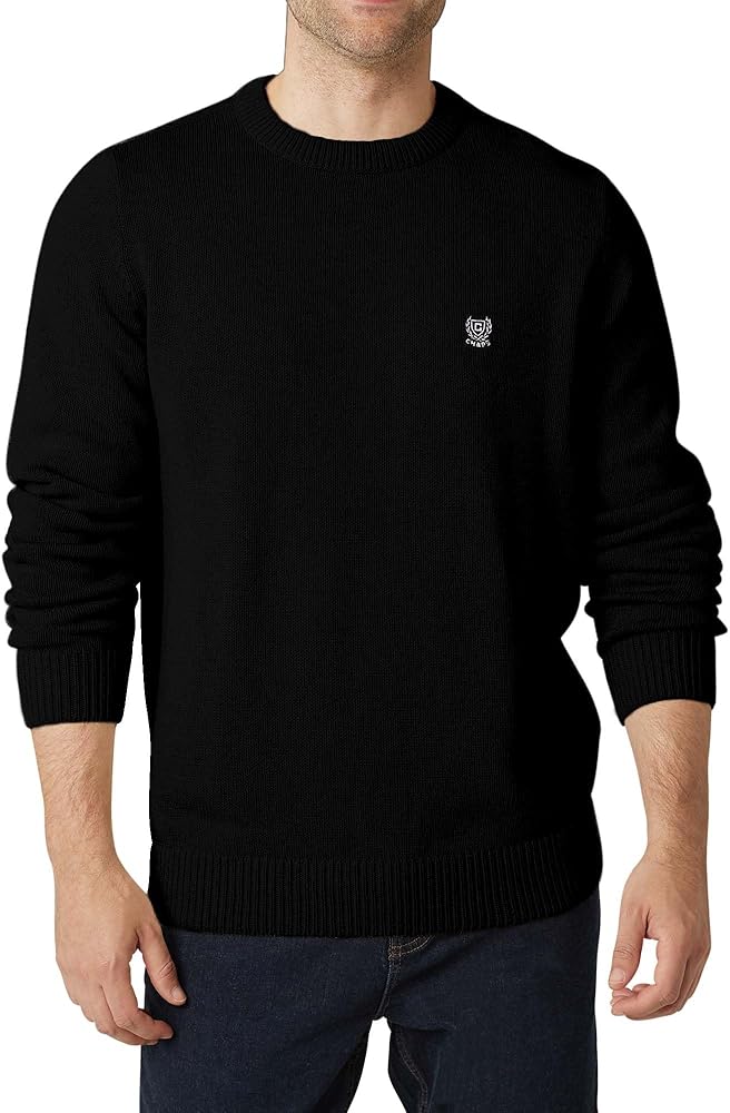 Chaps Men's Sweater - Heavyweight Classic Fit Cotton Crewneck Pullover Sweater for Men (S-2XL)