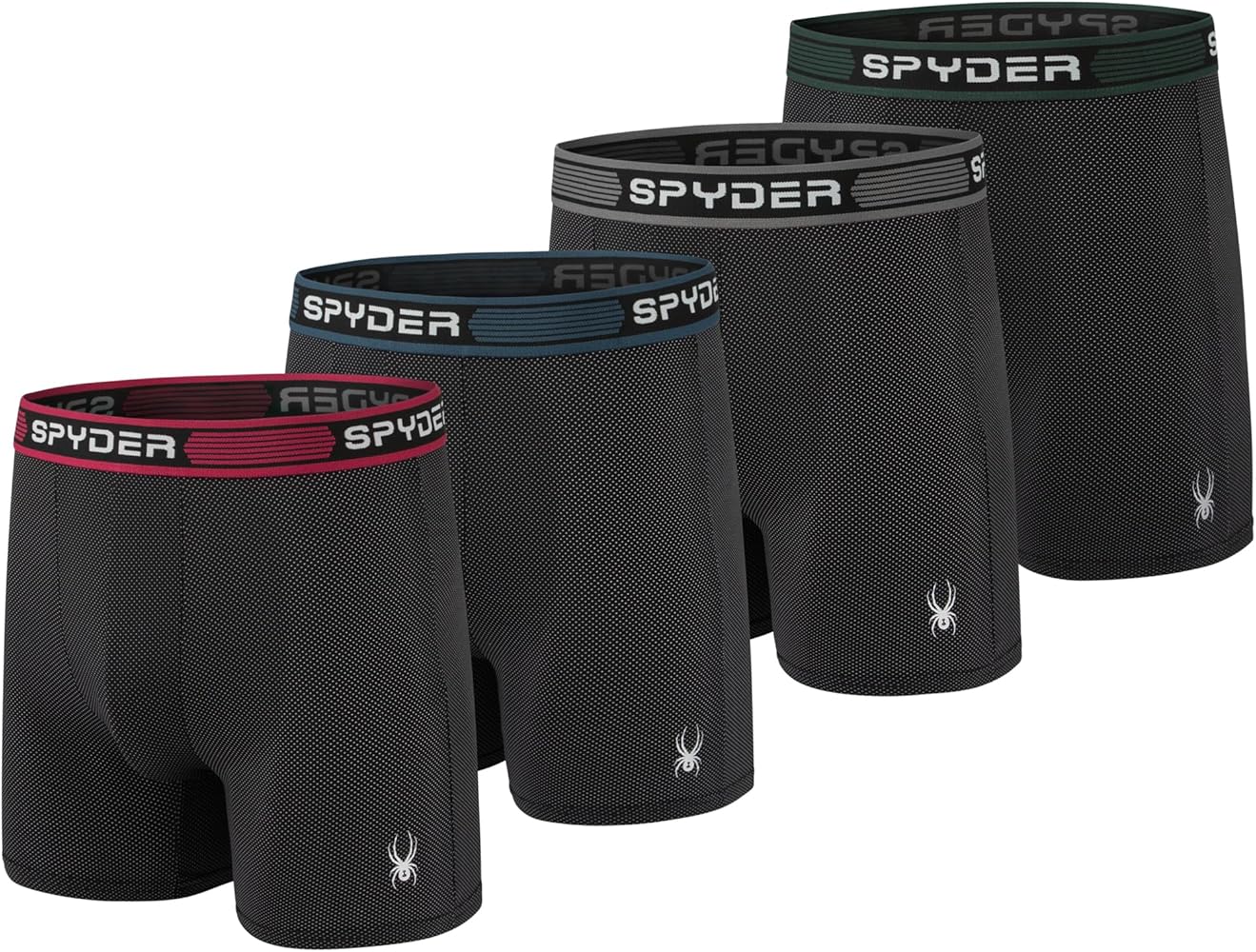 Spyder Performance Mesh Mens Boxer Briefs Sports Underwear For Men