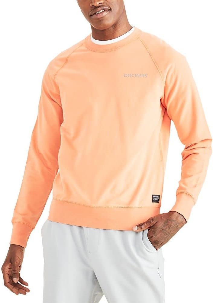 Dockers Men's Regular Fit Long Sleeve Crewneck Sweatshirt