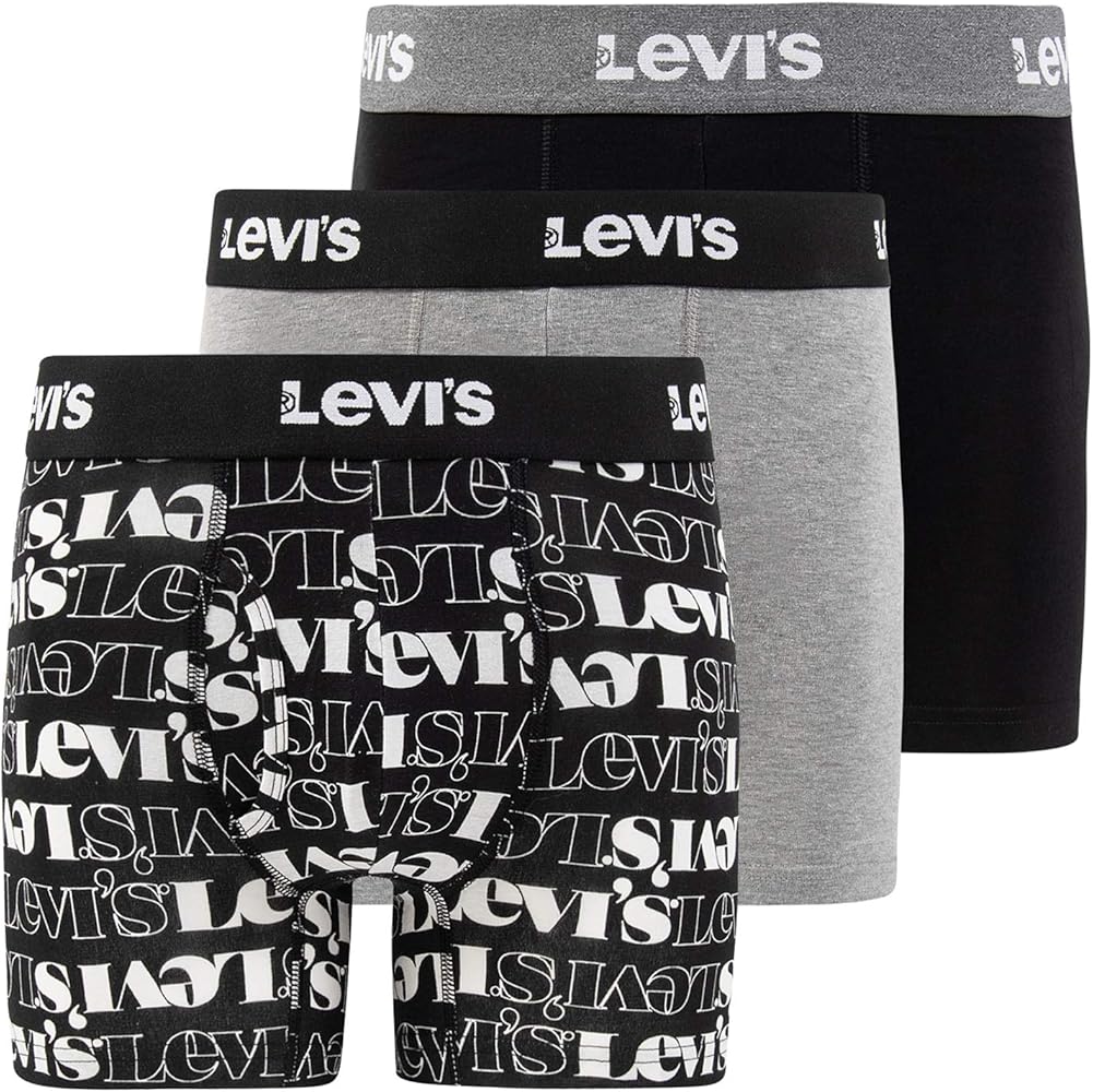 Levi's Boxer Briefs for Men, Cotton Stretch Breathable Men's Underwear