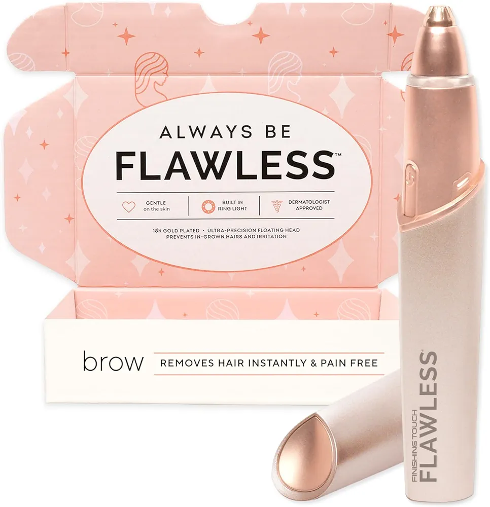 Finishing Touch Flawless Brows Eyebrow Hair Remover Electric Razor for Women