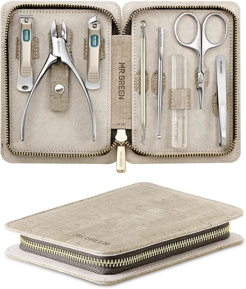 Manicure Set, Pedicure Sets, Nail Clipper Stainless Steel Professional Nail Cutter with Travel Case