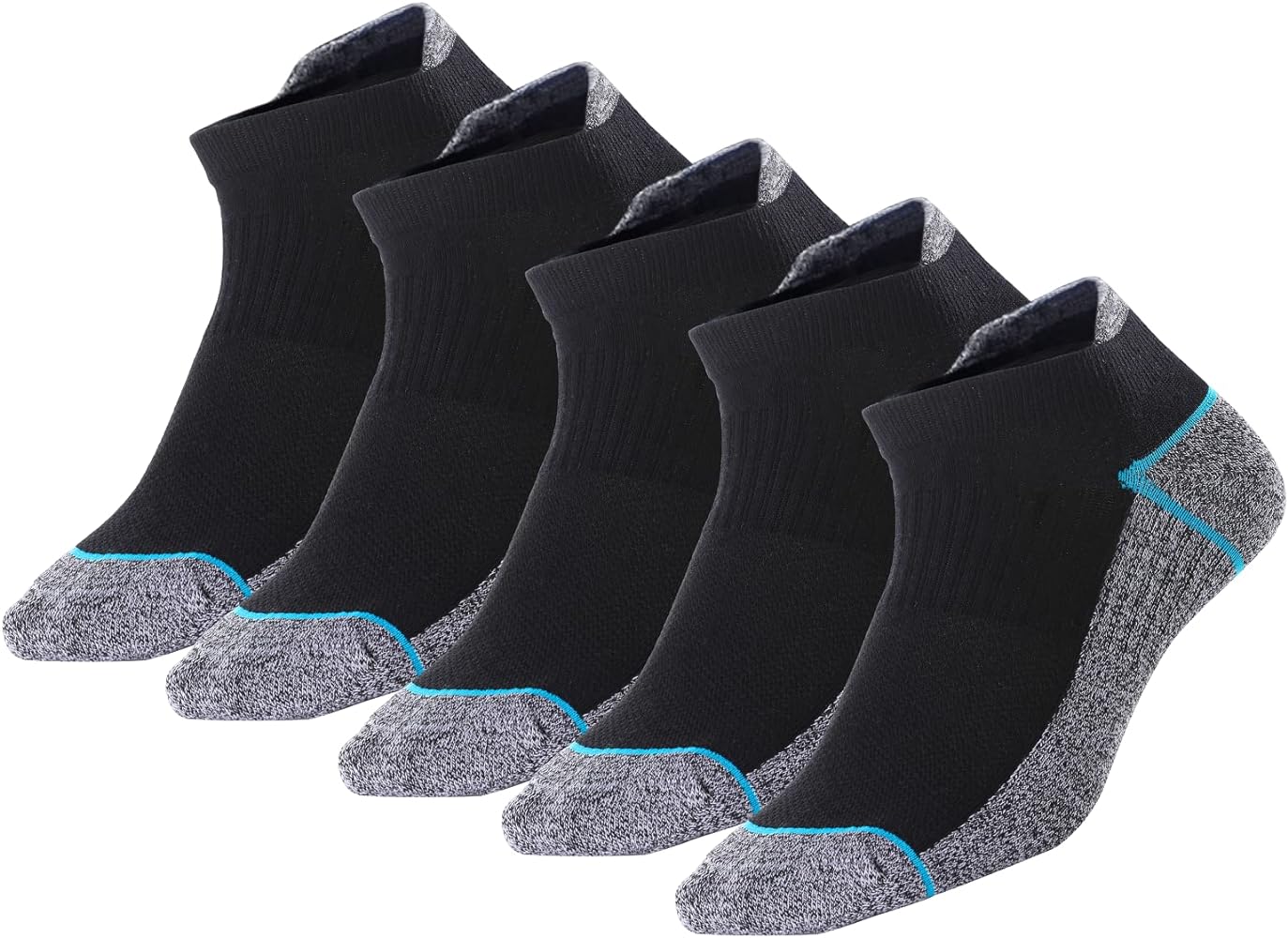 Kodal Copper Ankle Athletic Running Socks Moisture Wicking Odor Control for Sweaty Feet