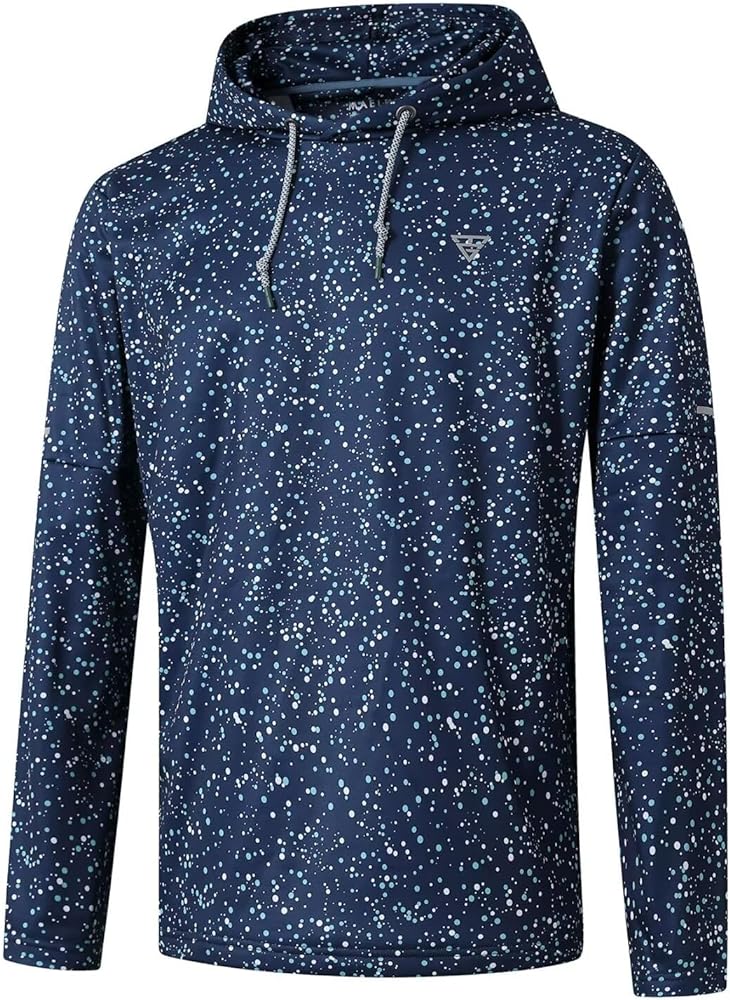 M MAELREG Hoodies for Men Golf Fleece Hooded Sweatshirts Dry Fit Athletic Lightweight Casual Midlayer Mens Hoodies Pullover