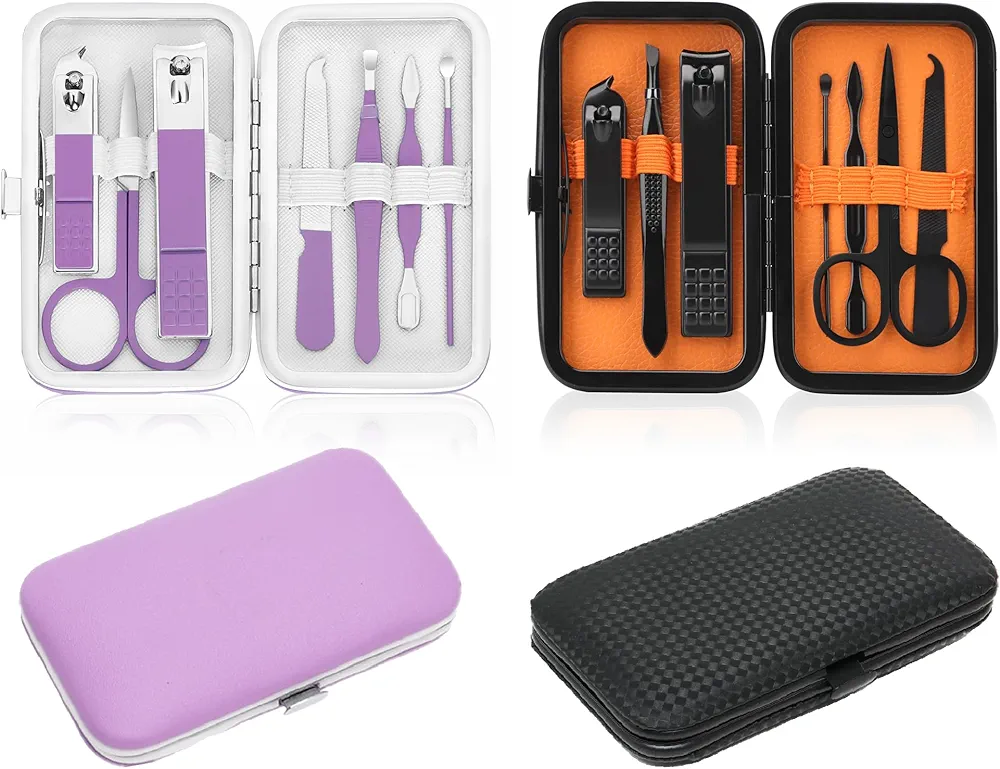 Manicure Set for Man and Women Stocking Stuffers for Women Personal Care Nail Grooming Kits Travel Nail Clipper Set Nail Clippers Gift for Men Women