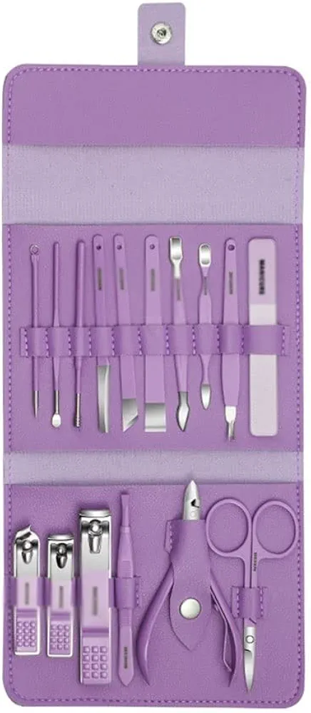 Manicure Set Nail Clippers 16-piece Set Of Nail Clippers Set Manicure Set Personal Care Set Professional Pedicure Set Beauty Set An Ideal Gift for Friends and Family Fingernails & Toenails Clippers &