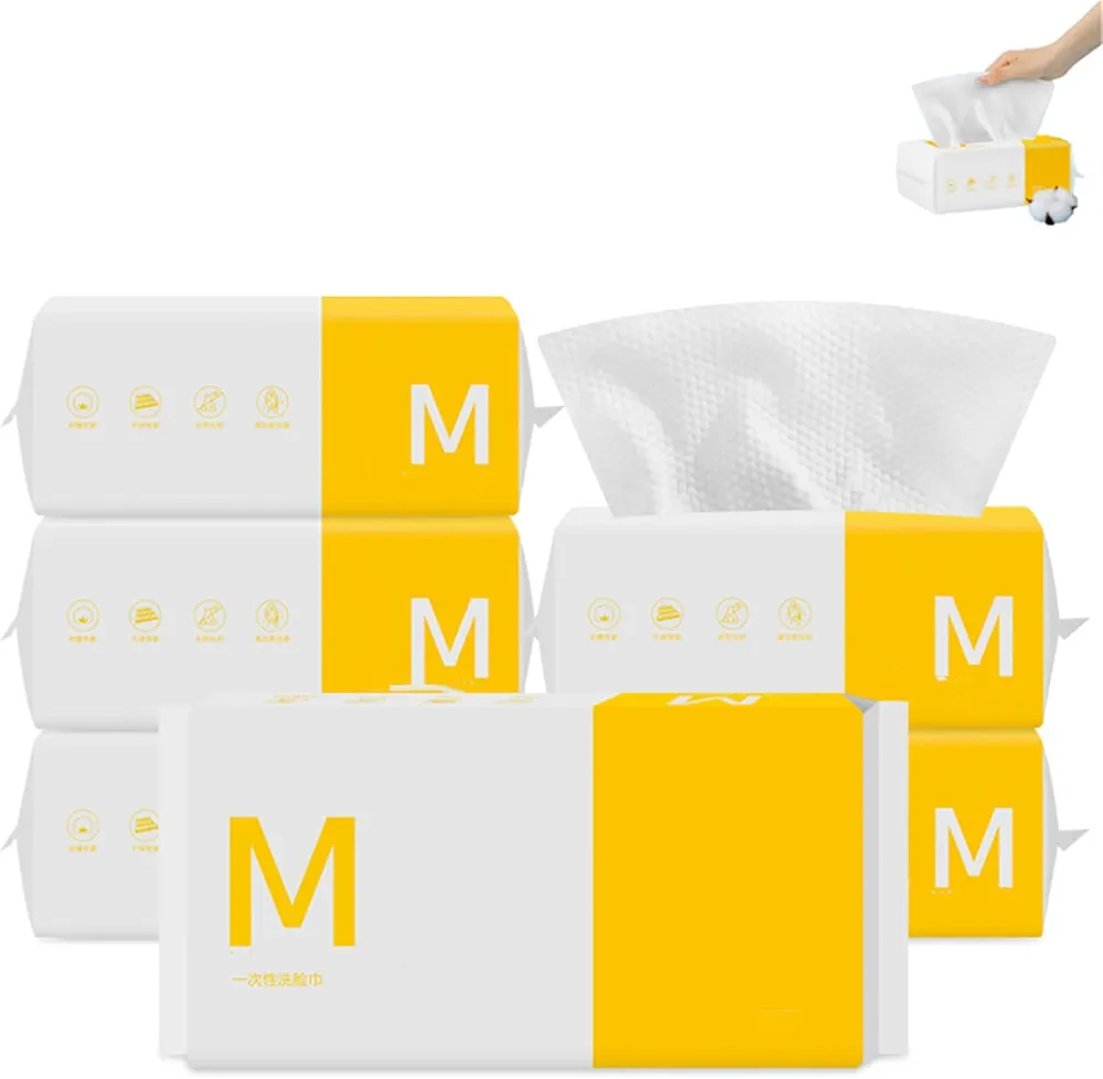 Super Absorbent Daily Clean Towel, Super Absorbent Daily Clean Towel Face, Disposable Face Towels For Drying Face, Multi-Purpose Daily Face Towels Dry And Wet Use (6pcs)