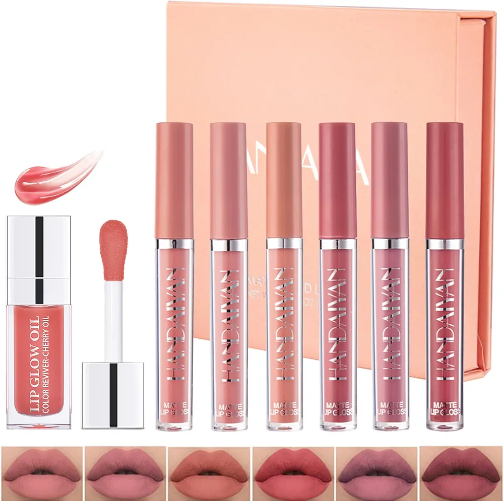 Plumping Lip Oil, Hydrating Lip Glow Oil Cherry, Plumper Lip Gloss Oil Set Clear, Long Lasting Nourishing Lip Oil Tinted for Lip Care and Dry Lips,Lipstick Set for Women (012 Raspberry)