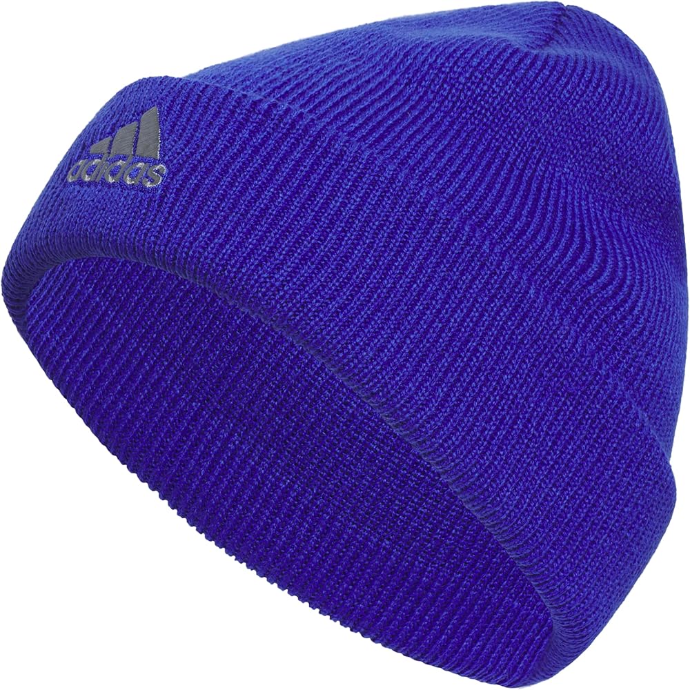 adidas Men's Team Issue Beanie, Standard Fit Cuffed Acrylic Knit Hat/Cap for Winter