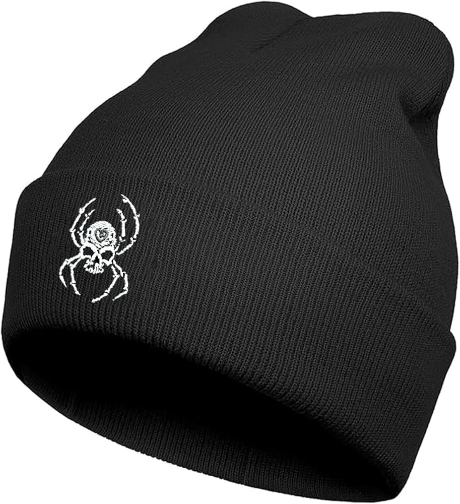 Beanie for Women, Halloween Winter Hats for Men Ghost Unisex Knit Gothic Beanie Cap