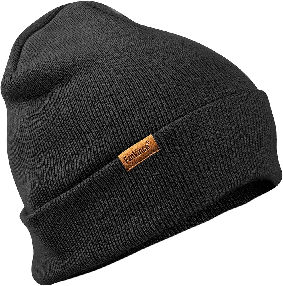 Beanie for Men Winter Thermal Cuffed Knit Hat Warm Gifts Womens Beanies