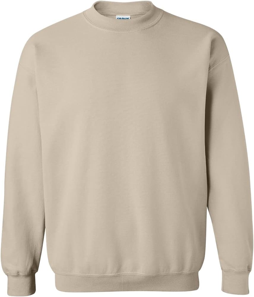 Gildan Adult Fleece Crewneck Sweatshirt, Style G18000, Sandstone, Medium