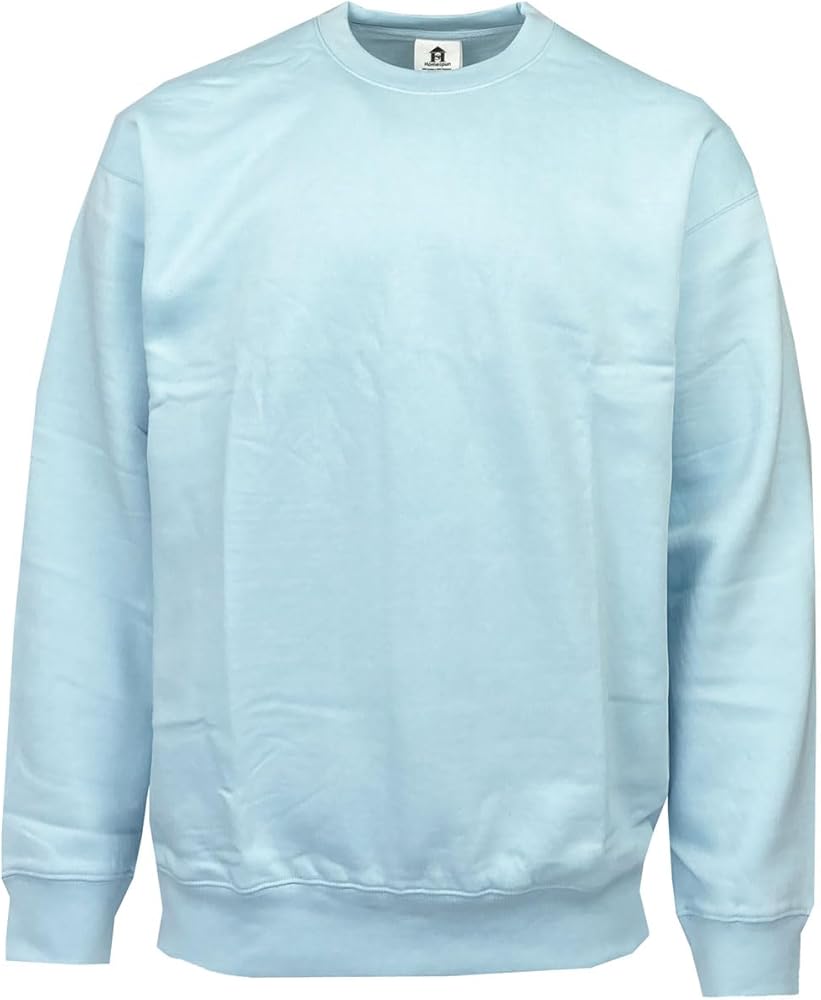 Homespun Ultra Soft 3-End Ringspun Cotton/Poly Fleece Crewneck Sweatshirts