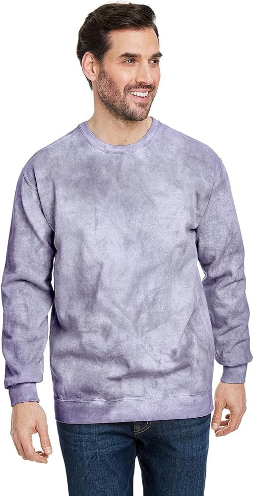 Comfort color Unisex Adult 1545 Color Blast Crewneck Sweatshirt